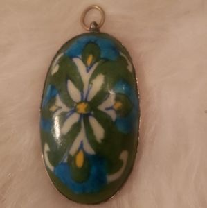 Multicolored Flower Pendant